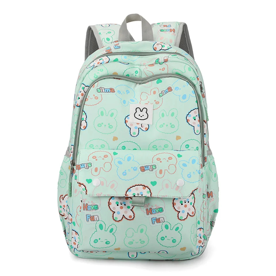 Women Backpack Nylon Ladies School Backpack for Teenager Girls Casual Travel Bag Sac Cute Cartoon Shoulder Backpack