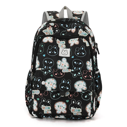Women Backpack Nylon Ladies School Backpack for Teenager Girls Casual Travel Bag Sac Cute Cartoon Shoulder Backpack