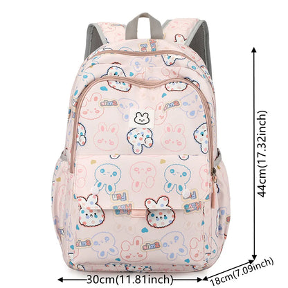 Women Backpack Nylon Ladies School Backpack for Teenager Girls Casual Travel Bag Sac Cute Cartoon Shoulder Backpack