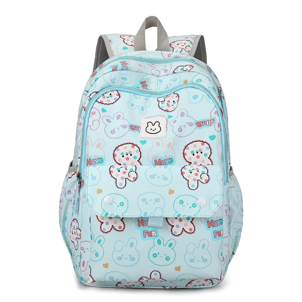 Women Backpack Nylon Ladies School Backpack for Teenager Girls Casual Travel Bag Sac Cute Cartoon Shoulder Backpack