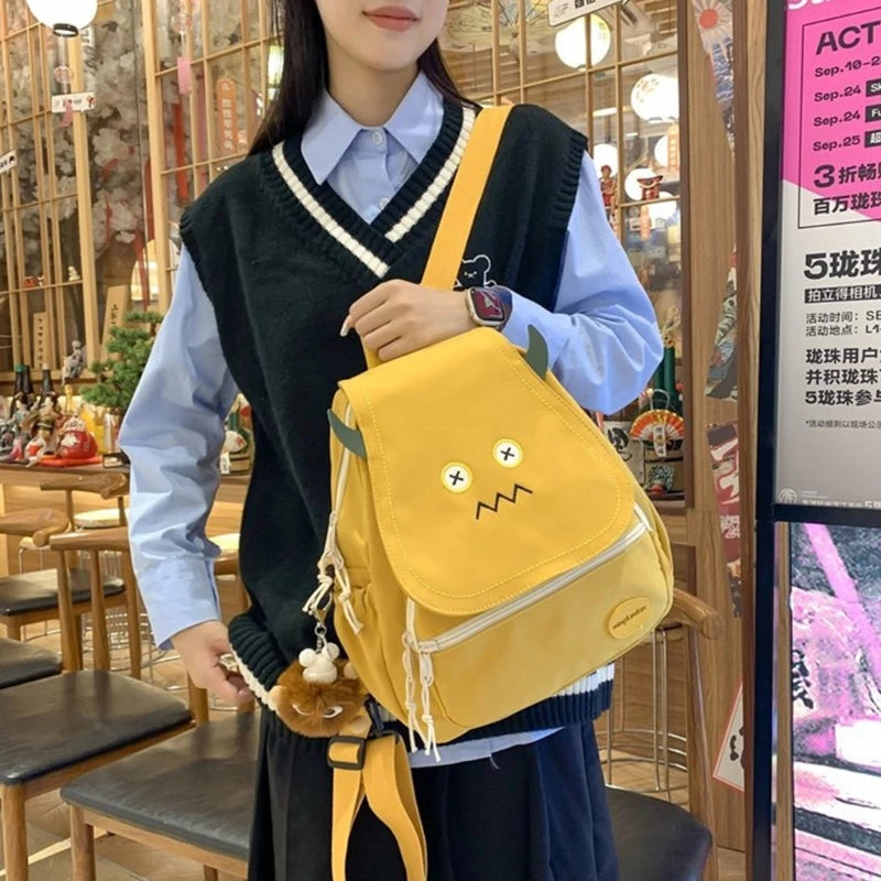 Women Backpack Shoulder Bag Cartoon Daypack School Bags for Girl Bookbag