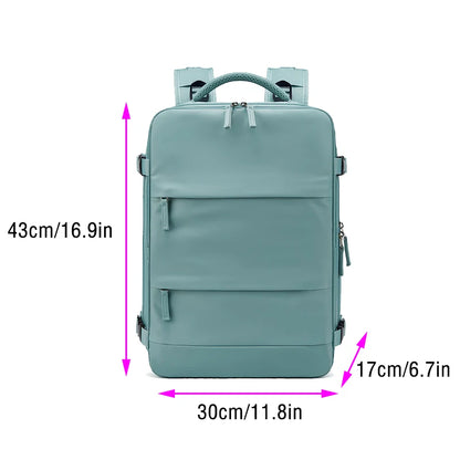 Women Backpack Trend 2024 with Shoe Bag Waterproof Laptop Schoolbag College Men's Durable Multifinonal Travel Backpacks Business