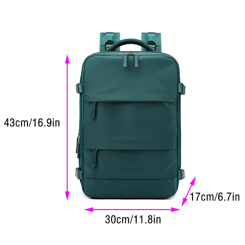 Women Backpack Trend 2024 with Shoe Bag Waterproof Laptop Schoolbag College Men's Durable Multifinonal Travel Backpacks Business