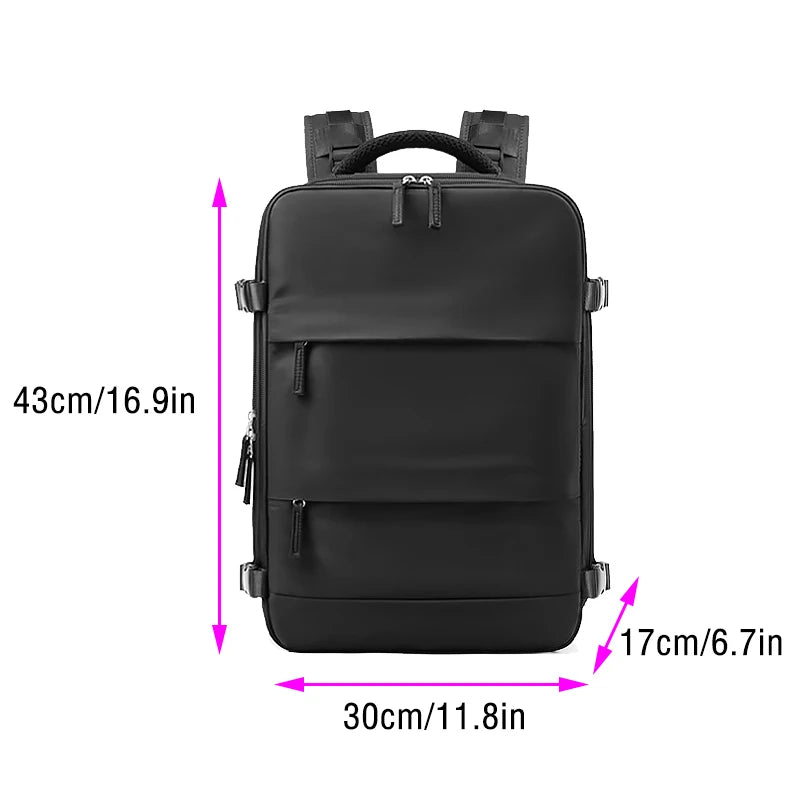 Women Backpack Trend 2024 with Shoe Bag Waterproof Laptop Schoolbag College Men's Durable Multifinonal Travel Backpacks Business