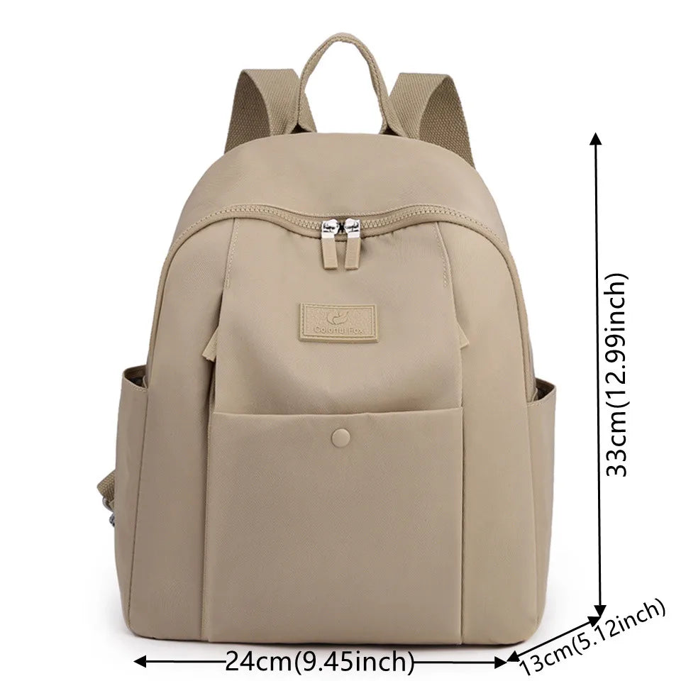 Women Backpacks School Shoulder Bags For Teenager Girls Double zipper Knapsacks High Quality Nylon Travel Backpacks