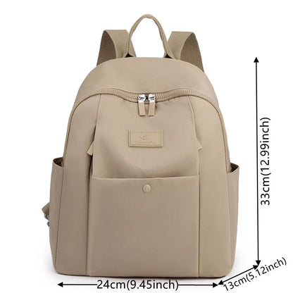 Women Backpacks School Shoulder Bags For Teenager Girls Double zipper Knapsacks High Quality Nylon Travel Backpacks