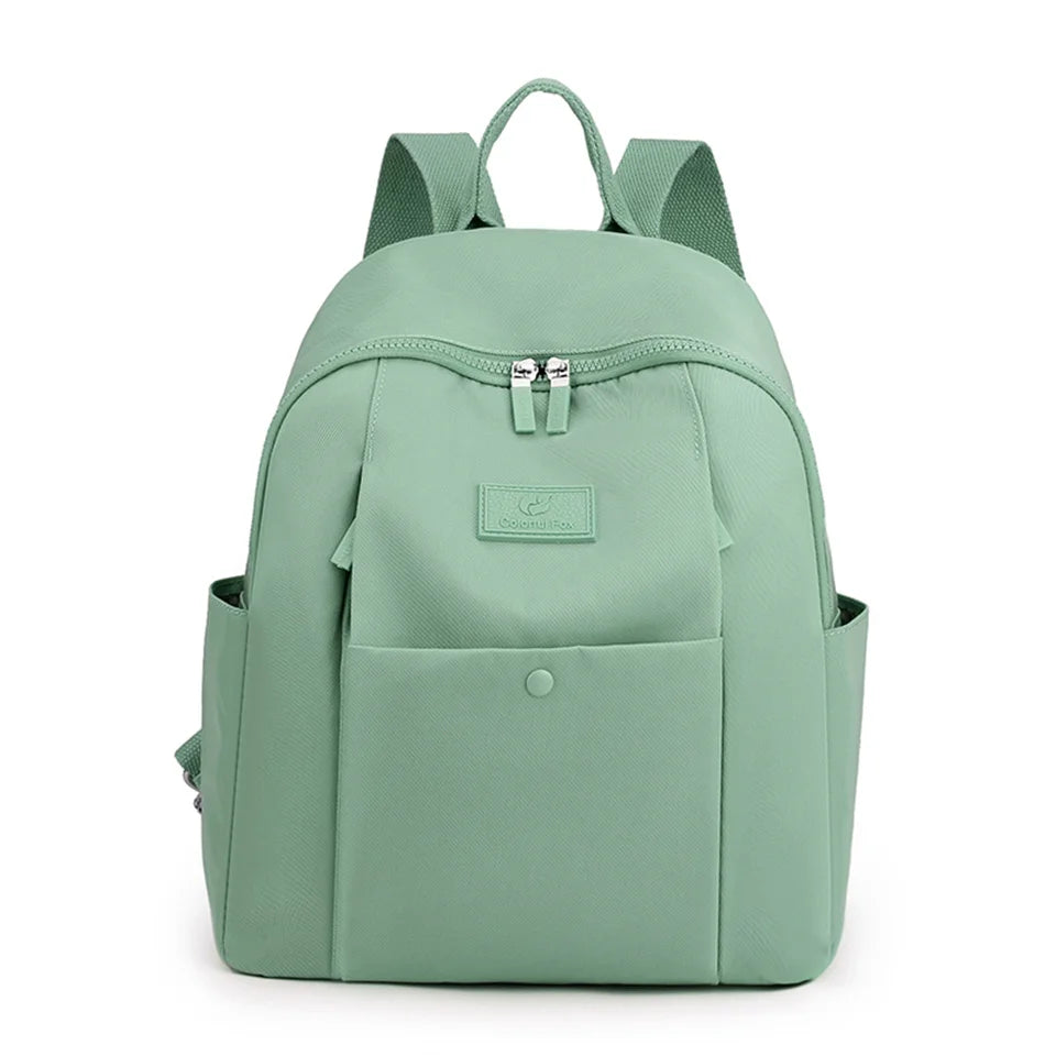 Women Backpacks School Shoulder Bags For Teenager Girls Double zipper Knapsacks High Quality Nylon Travel Backpacks