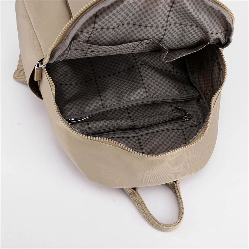 Women Backpacks School Shoulder Bags For Teenager Girls Double zipper Knapsacks High Quality Nylon Travel Backpacks