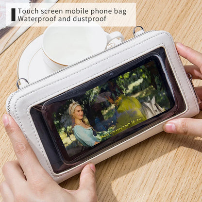 Women Bags Genuine Leather Wallets Touch Screen Phone Bag Purse Lady Crossbody Bags Cell Phone Purse and Handbags Female Bag
