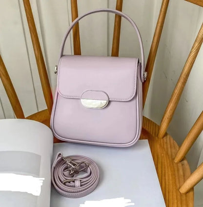 Women Bags Summer 2024 New Niche Chic Genuine Leather Handbags Female Purses Clutch Solid All-match Casual Commuter Bolsas