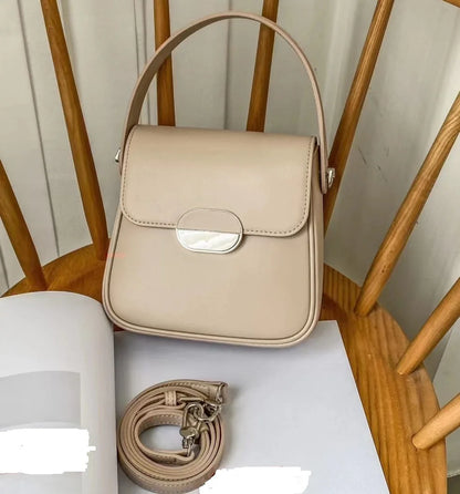 Women Bags Summer 2024 New Niche Chic Genuine Leather Handbags Female Purses Clutch Solid All-match Casual Commuter Bolsas