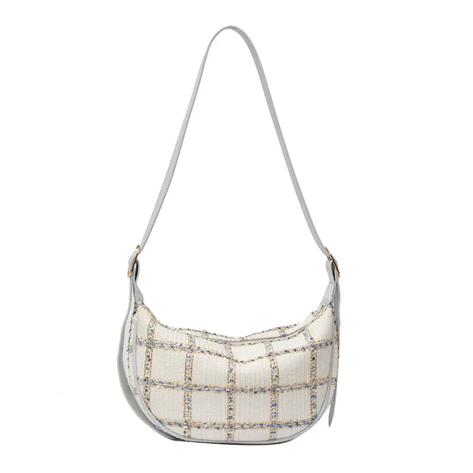 Women Canvas Crossbody Bag Fashion Design Shoulder Bags Quality Messenger Shopper Bags Female Luxury Dumplings Handbags