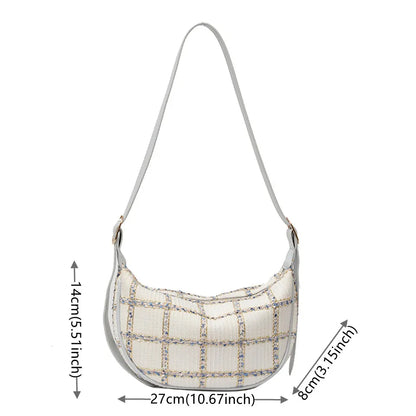 Women Canvas Crossbody Bag Fashion Design Shoulder Bags Quality Messenger Shopper Bags Female Luxury Dumplings Handbags
