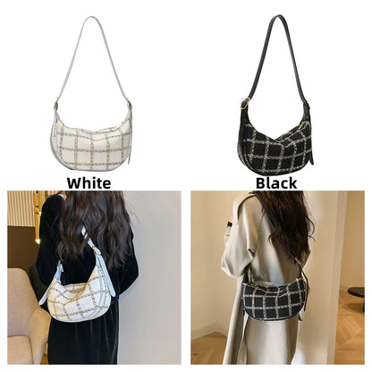Women Canvas Crossbody Bag Fashion Design Shoulder Bags Quality Messenger Shopper Bags Female Luxury Dumplings Handbags