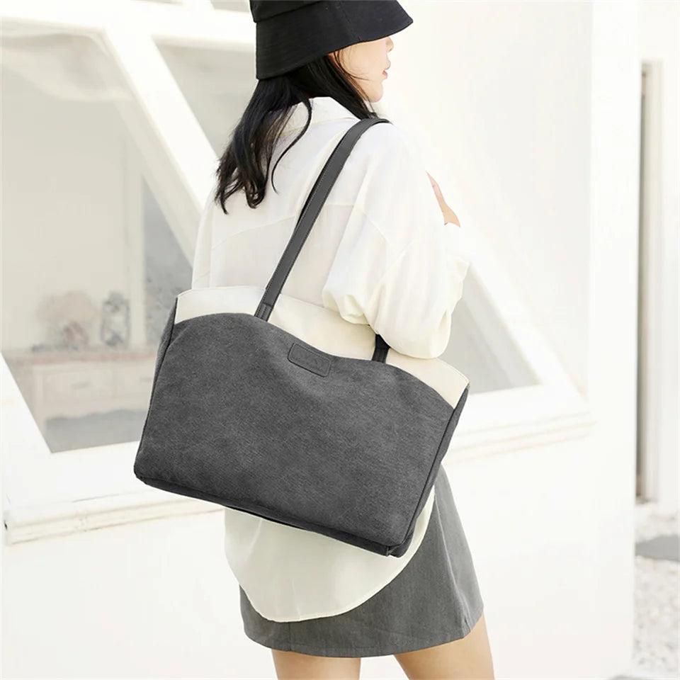 Women Canvas Messenger Bag Luxury Handbags Designer High Quality Female Vintage Crossbody Bags For Women Shoulder Bags