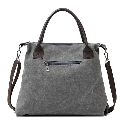 Women Canvas Top-handle Bag Tote Womens Handbag 2022 Fashion Shopper Shoulder Bags Travel Female Casual Crossbody Bag