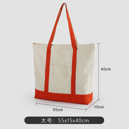 Women Canvas Tote Bag Designer Ladies Casual Handbag Shoulder Bag Large Capacity CrossBody Bag Ladies Messenger Bag Beach Bags