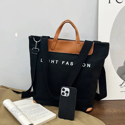 Women Canvas Tote Bag Designer Ladies Casual Handbag Shoulder Bag Large Capacity CrossBody Bag Ladies Messenger Bag Beach Bags