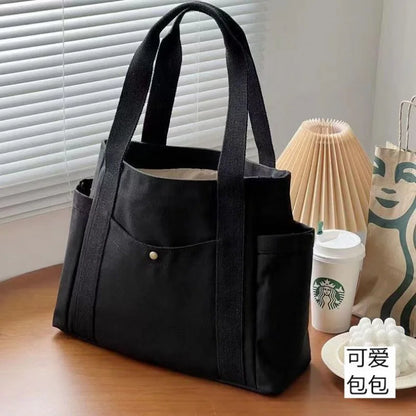 Women Canvas Tote Bag Designer Ladies Casual Handbag Shoulder Bag Large Capacity CrossBody Bag Ladies Messenger Bag Beach Bags