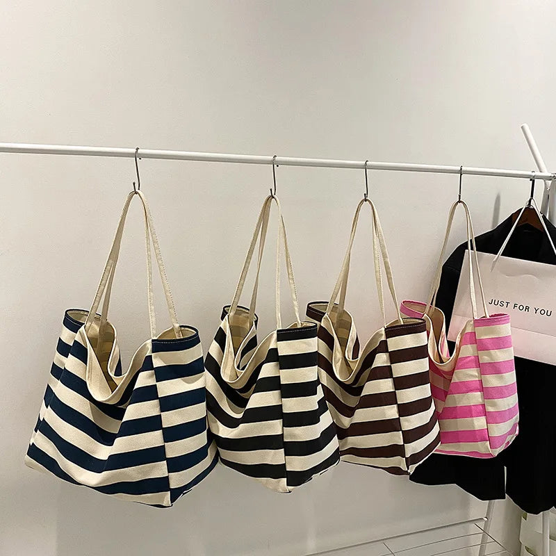 Women Canvas Tote Bag Designer Ladies Casual Handbag Shoulder Bag Large Capacity CrossBody Bag Ladies Messenger Bag Beach Bags