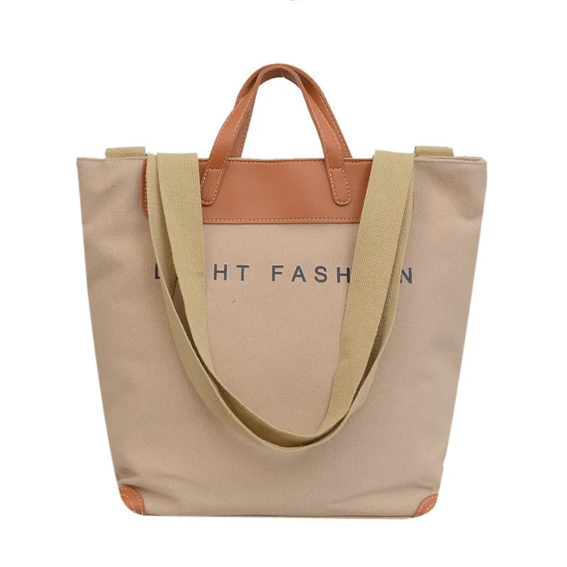 Women Canvas Tote Bag Designer Ladies Casual Handbag Shoulder Bag Large Capacity CrossBody Bag Ladies Messenger Bag Beach Bags