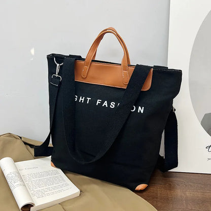 Women Canvas Tote Bag Designer Ladies Casual Handbag Shoulder Bag Large Capacity CrossBody Bag Ladies Messenger Bag Beach Bags