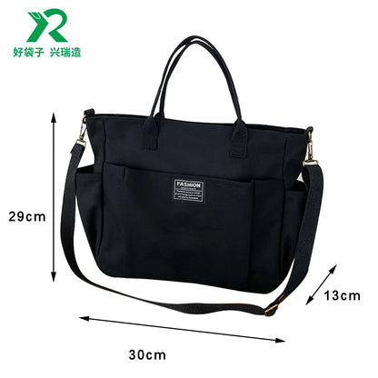 Women Canvas Tote Bag Designer Ladies Casual Handbag Shoulder Bag Large Capacity CrossBody Bag Ladies Messenger Bag Beach Bags