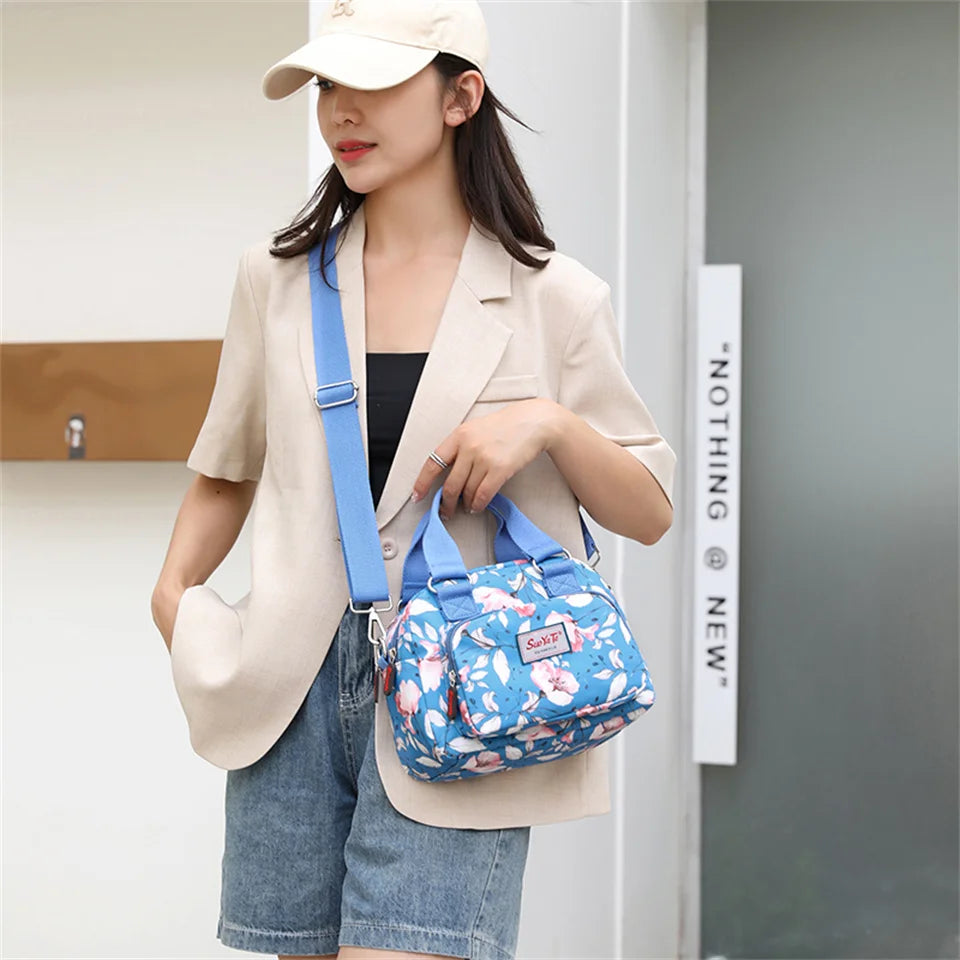 Women Casual Messenger Bags Waterproof Nylon Handbag Female Daily Shoulder Bag Ladies Crossbody Bags