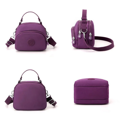 Women Casual Shoulder Bag Portable Canvas Fashion Crossbody Bag Tote Outdoor Satchel Top-handle Bags Handbag