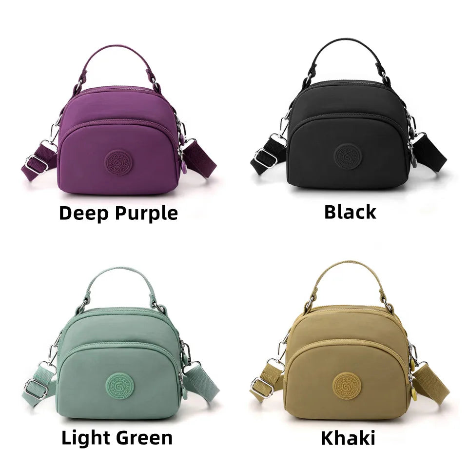 Women Casual Shoulder Bag Portable Canvas Fashion Crossbody Bag Tote Outdoor Satchel Top-handle Bags Handbag