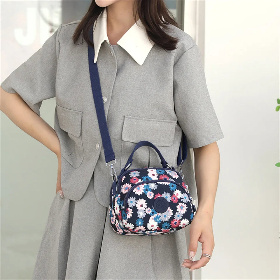 Women Casual Shoulder Bag Portable Canvas Fashion Crossbody Bag Tote Outdoor Satchel Top-handle Bags Handbag