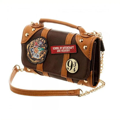 Women Chain Bag PU School Badge Wallet Package Collectibles Shoulder Bag Handbags Birthday Halloween Christmas Gift