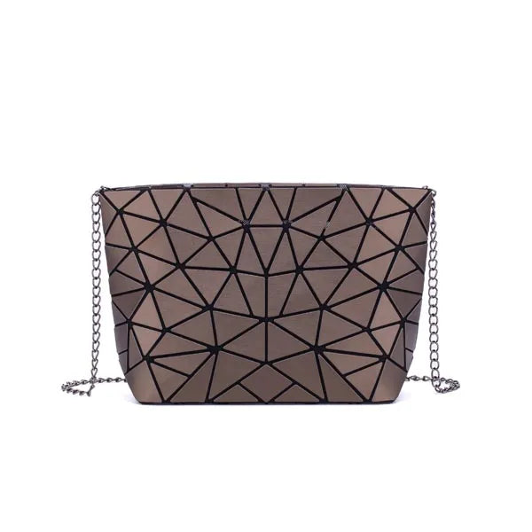 Women Chain Shoulder Bag for women 2020 Fashion Geometric Messenger Bags Plain Folding Crossbody Bags Clutch evening bag bolso
