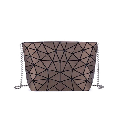 Women Chain Shoulder Bag for women 2020 Fashion Geometric Messenger Bags Plain Folding Crossbody Bags Clutch evening bag bolso