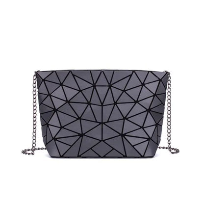 Women Chain Shoulder Bag for women 2020 Fashion Geometric Messenger Bags Plain Folding Crossbody Bags Clutch evening bag bolso