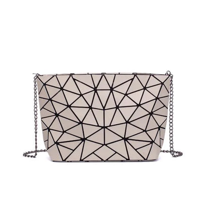 Women Chain Shoulder Bag for women 2020 Fashion Geometric Messenger Bags Plain Folding Crossbody Bags Clutch evening bag bolso