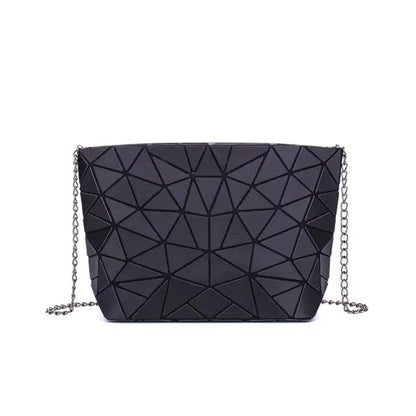 Women Chain Shoulder Bag for women 2020 Fashion Geometric Messenger Bags Plain Folding Crossbody Bags Clutch evening bag bolso