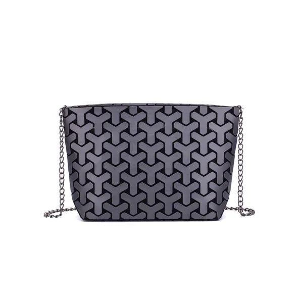 Women Chain Shoulder Bag sac Fashion Geometric Messenger Bags Plain Folding Crossbody Bags for women Clutch evening bag bolso