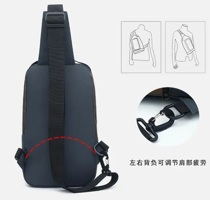 Women Chest Bags Casual Mini Crossbody Bag Small Men's Shoulder Bag Men Diagonal Small Backpack Messenger Phone Waist Pack