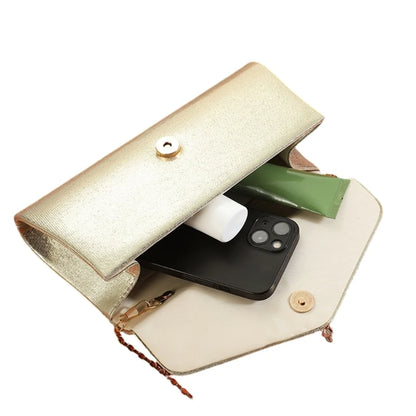 Women Clutch Bag Glitter Evening Purse with Detachable Chain, Lady Shoulder Bag Mini Crossbody Bag for Wedding Party