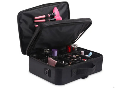 Women Cosmetic bag Case Makeup Case Makeup Box Multilayer cosmetic makeup organizer Beauty makeup bag Cosmetic Storage Box