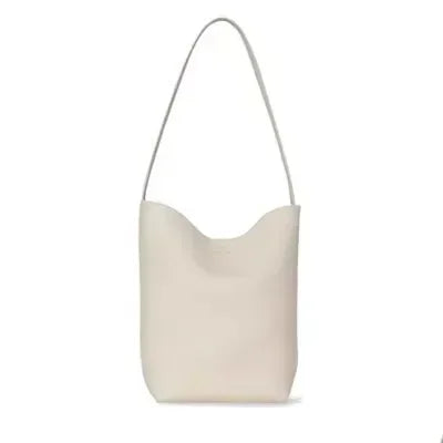 Women Cowhide Shoulder Bag Female Handbag Row Bucket Classic Lcu Lychee Patterned Tote Bags Solid Color Single Shoulder Bags