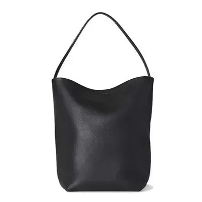 Women Cowhide Shoulder Bag Female Handbag Row Bucket Classic Lcu Lychee Patterned Tote Bags Solid Color Single Shoulder Bags