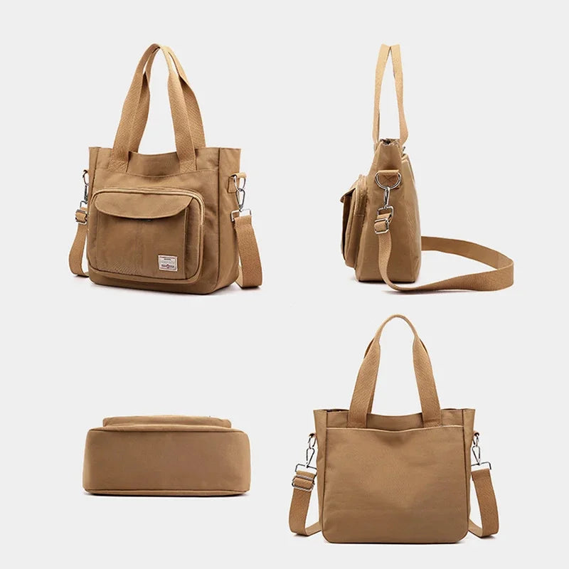 Women Crossbody Canvas for Woman Big Nylon Shoulder Tote Female Handbags Lady Designer Messenger Bags