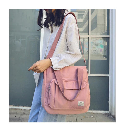 Women Crossbody Canvas for Woman Big Nylon Shoulder Tote Female Handbags Lady Designer Messenger Bags