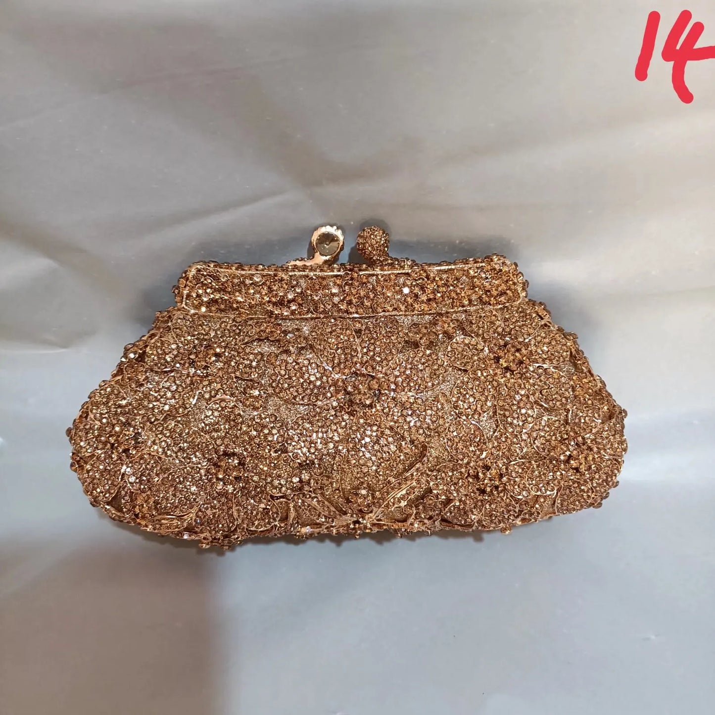 Women Crystal messenger Bags Evening bag Purse Metal Hardcase Bridal Diamond Handbags Wedding Party Minaudiere Handbag Clutch