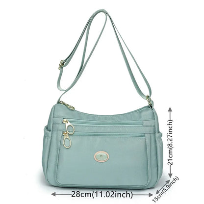 Women Designer Waterproof Oxford women's bag 2023 trendHandbag Ladies Fashion Shoulder Bags Zipper Messenger Crossbody