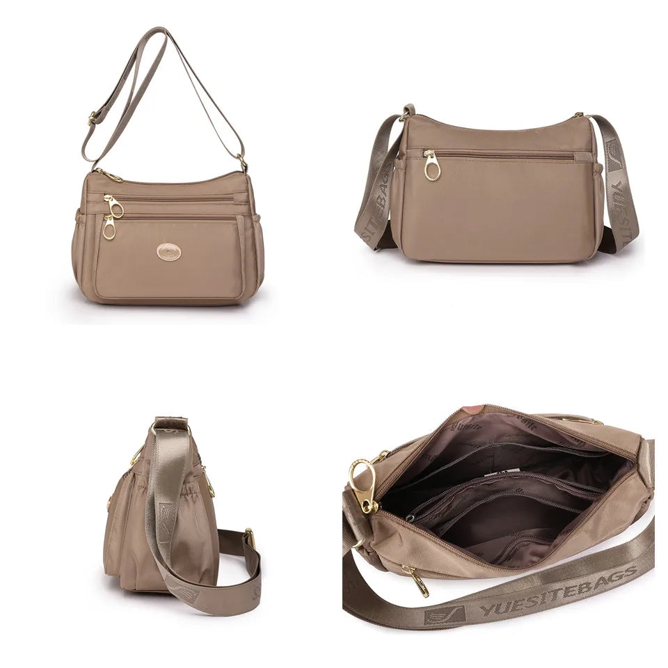 Women Designer Waterproof Oxford women's bag 2023 trendHandbag Ladies Fashion Shoulder Bags Zipper Messenger Crossbody