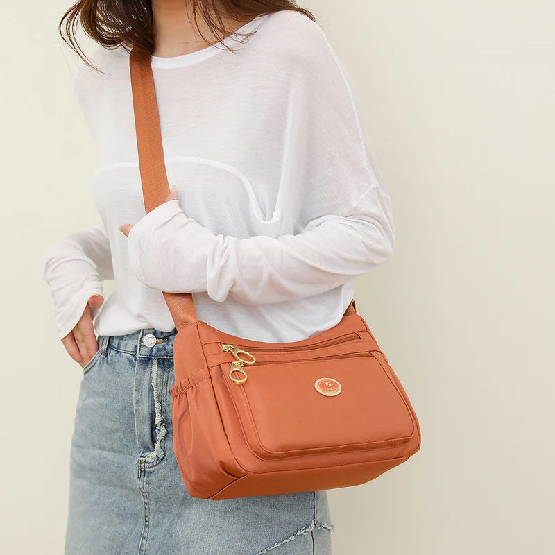 Women Designer Waterproof Oxford women's bag 2023 trendHandbag Ladies Fashion Shoulder Bags Zipper Messenger Crossbody