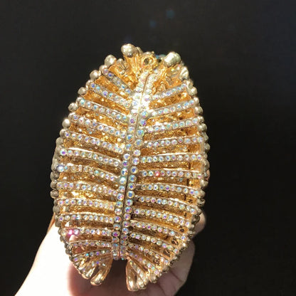 Women Diamonds Clutches Rhinestone Bag Flower Crystal Clutch Party Evening Small Purse Handbags Wedding Clutch bag Female wallet
